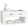 Voir la diapositive 4 : VIDAXL Table basse Blanc 80x50x40 cm Bois d'ingenierie