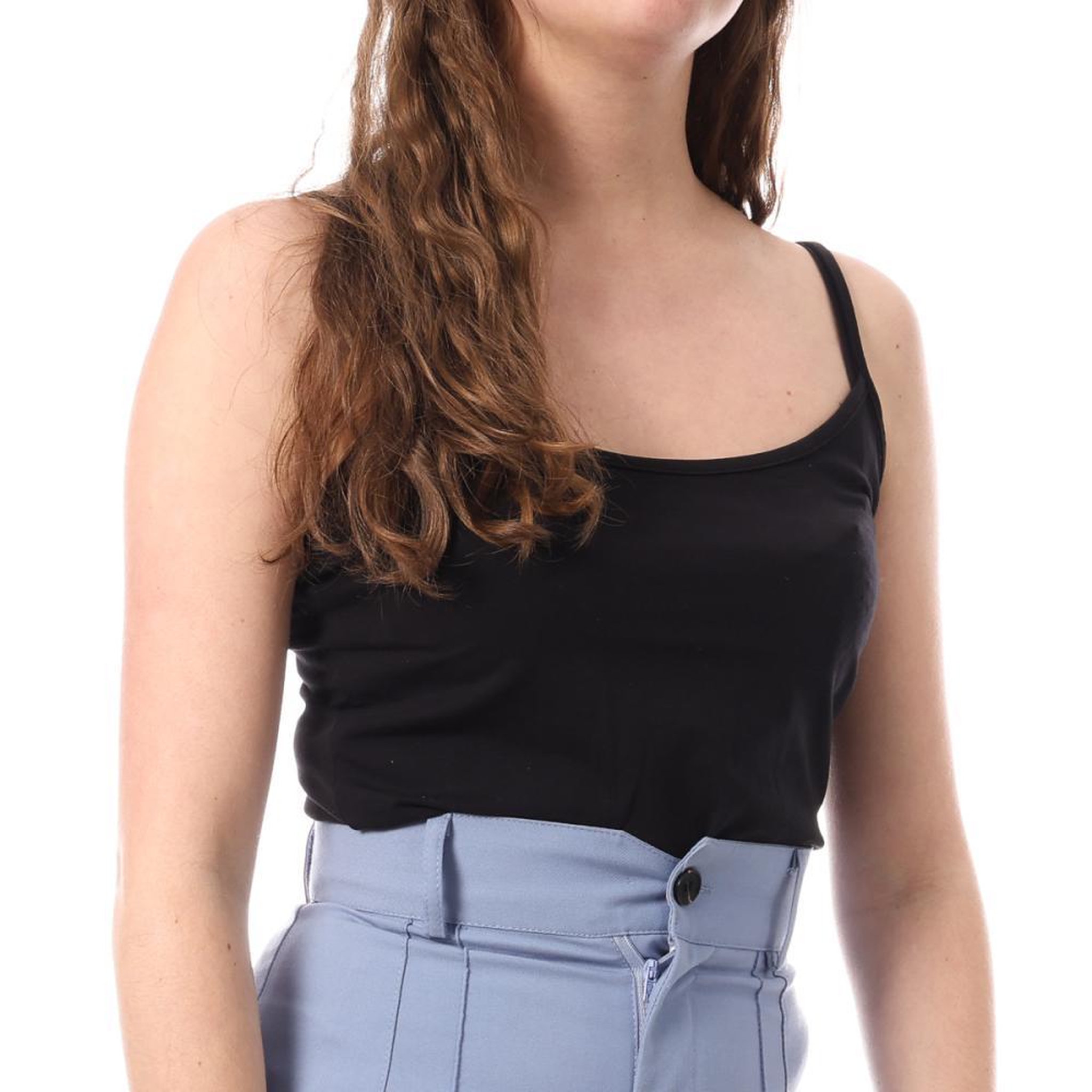 Voir la diapositive 1 : MORGAN Débardeur Noir Femme Morgan Oxygene