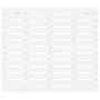 Voir la diapositive 4 : VIDAXL Tete de lit murale Blanc 126x3x91,5 cm Bois massif de pin