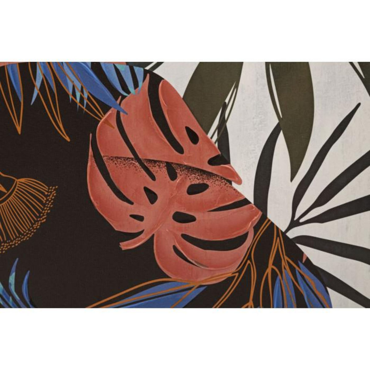 Paris Prix Toile Imprimée Déco  Lady Jungle Dos  80x120cm Multicolore