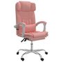 Voir la diapositive 2 : VIDAXL Fauteuil inclinable de bureau Rose Similicuir
