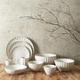 Voir la diapositive 4 : Paris Prix Lot de 6 Bols en Céramique  Vlora  14cm Beige