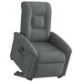 Voir la diapositive 2 : VIDAXL Fauteuil inclinable electrique gris fonce tissu