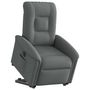 Voir la diapositive 2 : VIDAXL Fauteuil inclinable electrique gris fonce tissu
