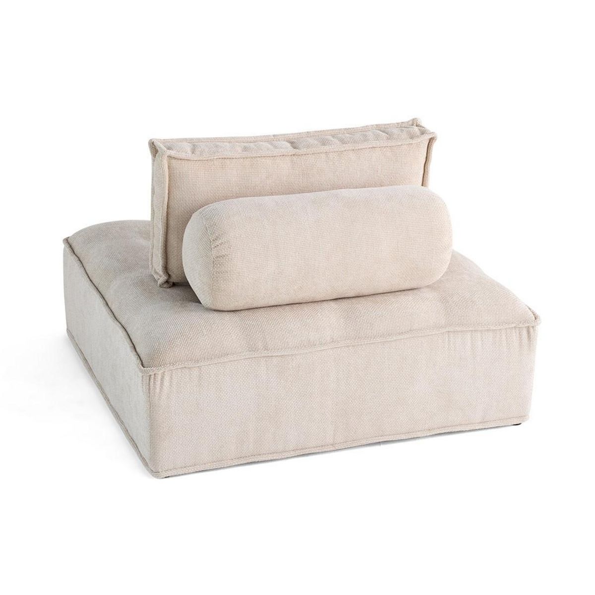 LISA DESIGN Marisol - module d'assise - velours texturé