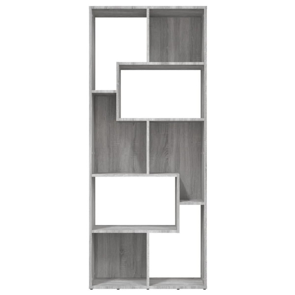 VIDAXL Bibliotheque Sonoma gris 67x24x161 cm Bois d'ingenierie