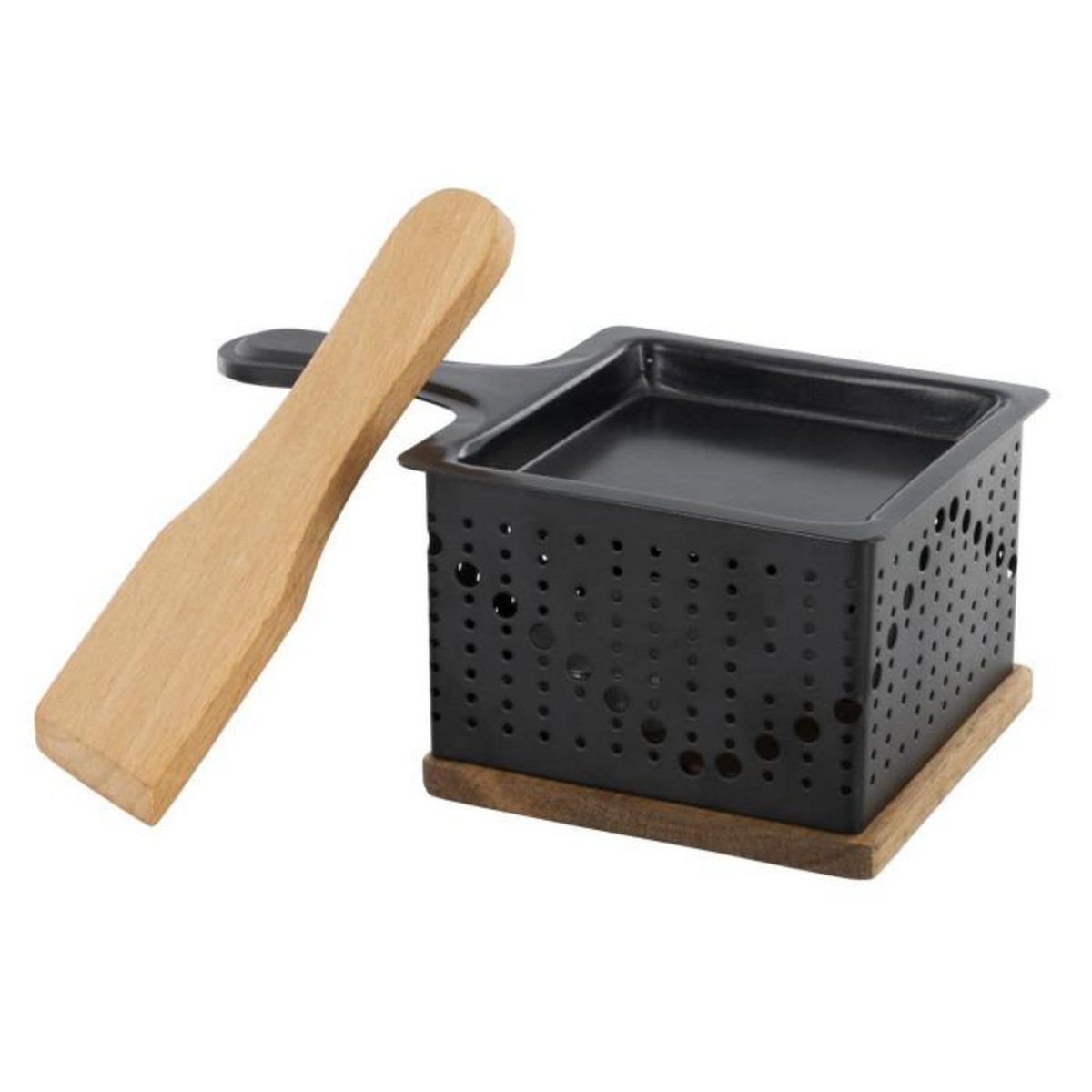 Paris Prix Appareil à Raclette Individuelle  Bougie  16cm Noir