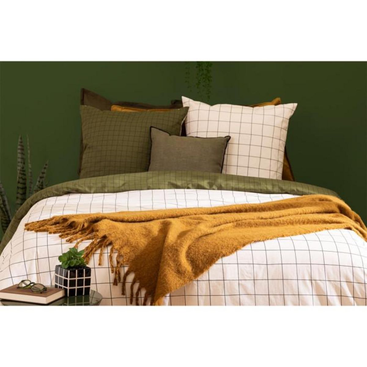 ATMOSPHERA Parure de Lit 3 Pièces  Maati  240x220cm Beige