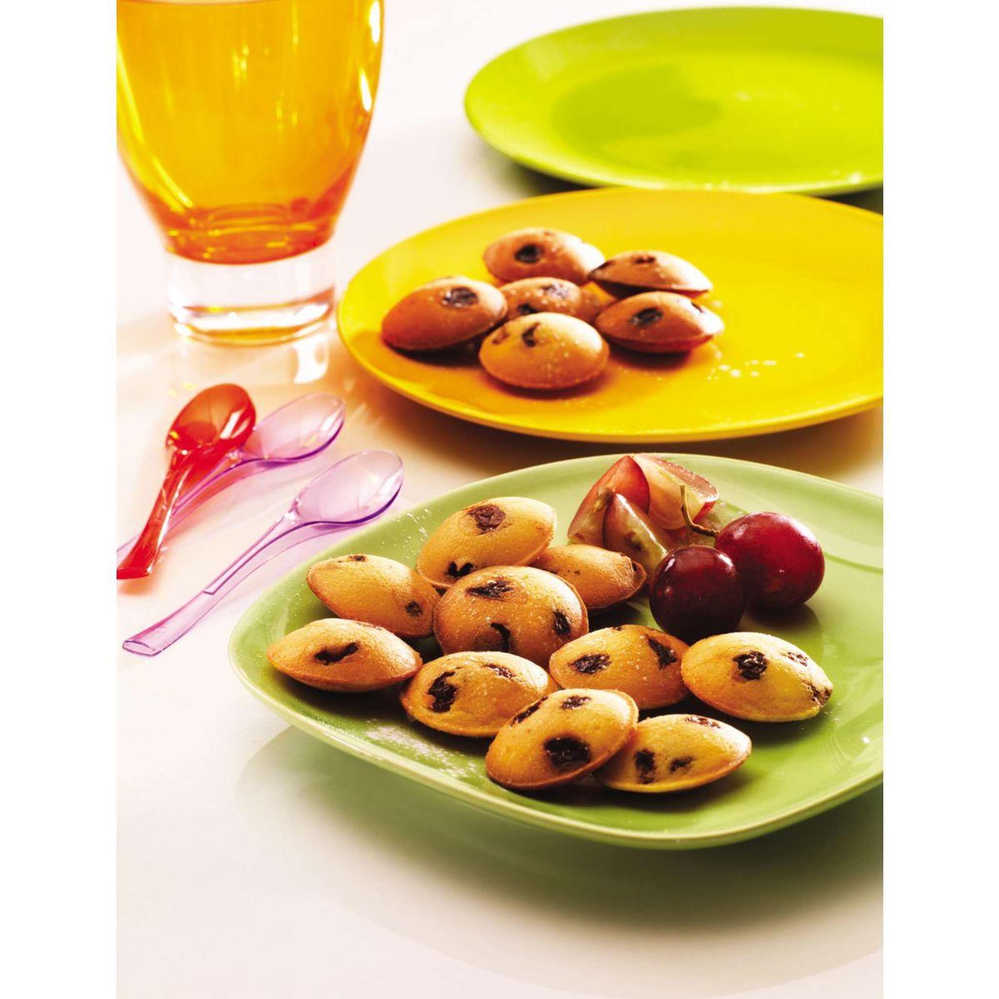 Voir la diapositive 4 : TEFAL Plaque XA801212 - mini bouchée snack collection
