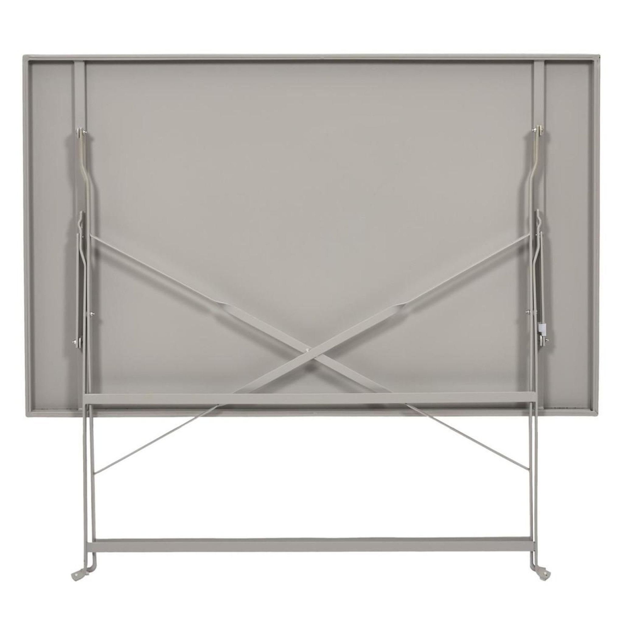 Voir la diapositive 4 : The Home Deco Factory Table de Jardin Pliante  Palerme  110cm Taupe