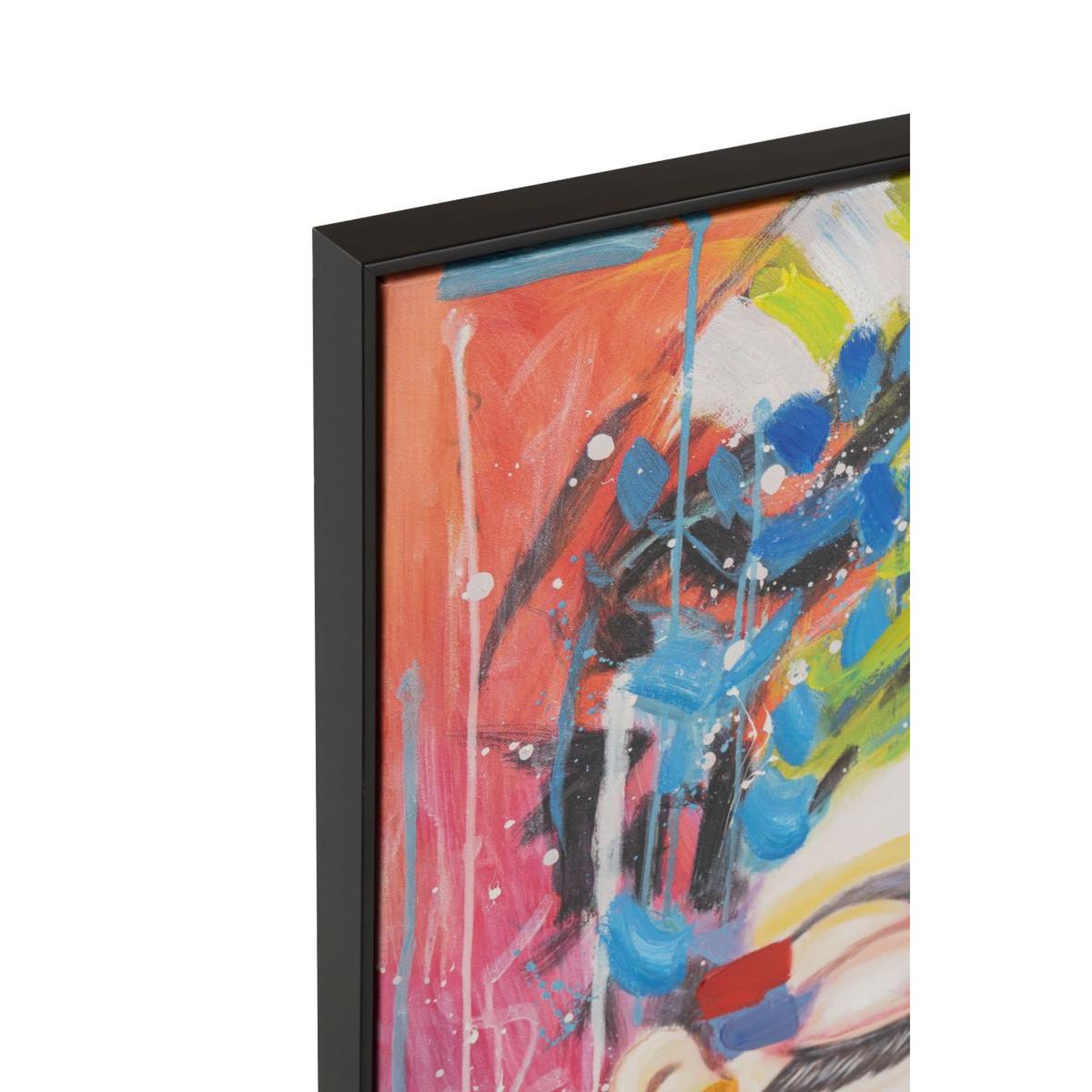 Voir la diapositive 2 : J-LINE Tableau déco  bliss  90x120cm multicolore