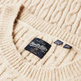 Voir la diapositive 2 : SUPERDRY Pull  Femme Superdry Premium Cable Crew