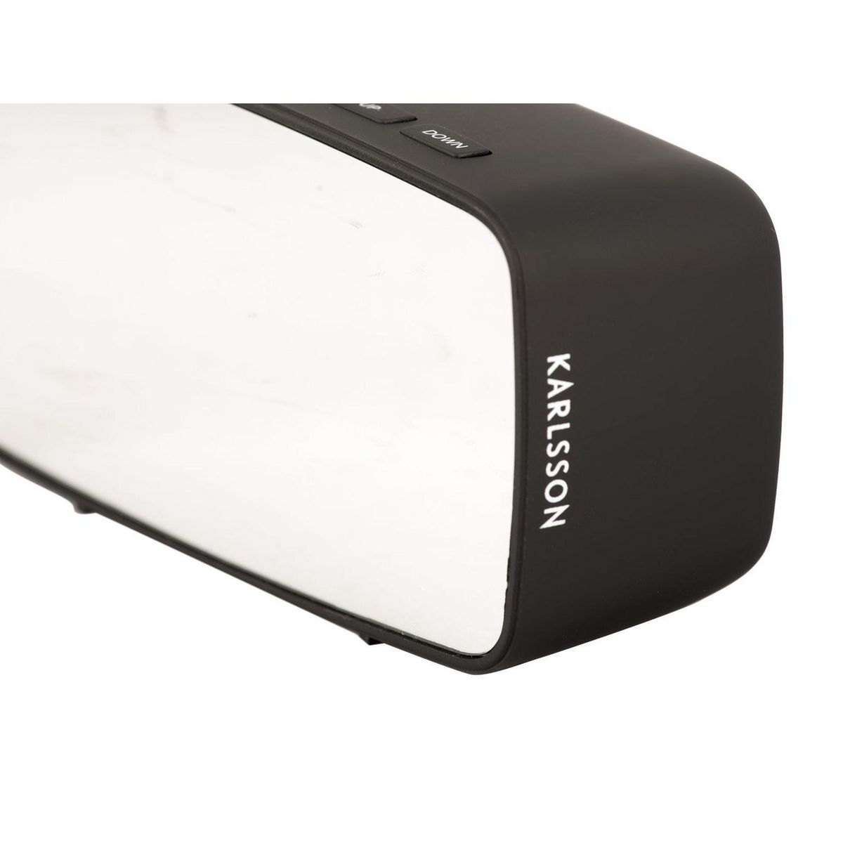 Karlsson Réveil Silver Mirror LED