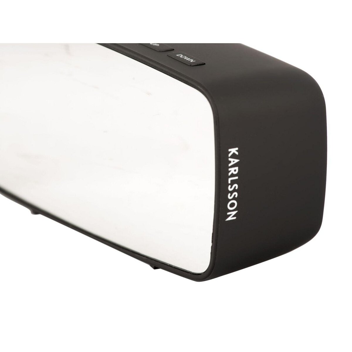 Karlsson Réveil Silver Mirror LED