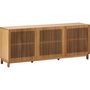 Voir la diapositive 6 : HOMIFAB Buffet 3 portes bois/frêne 160 cm - Umea