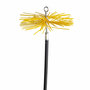 Voir la diapositive 1 : WERKAPRO Lot de ramoneur 7m + 1 hérisson PVC 250mm WERKA PRO