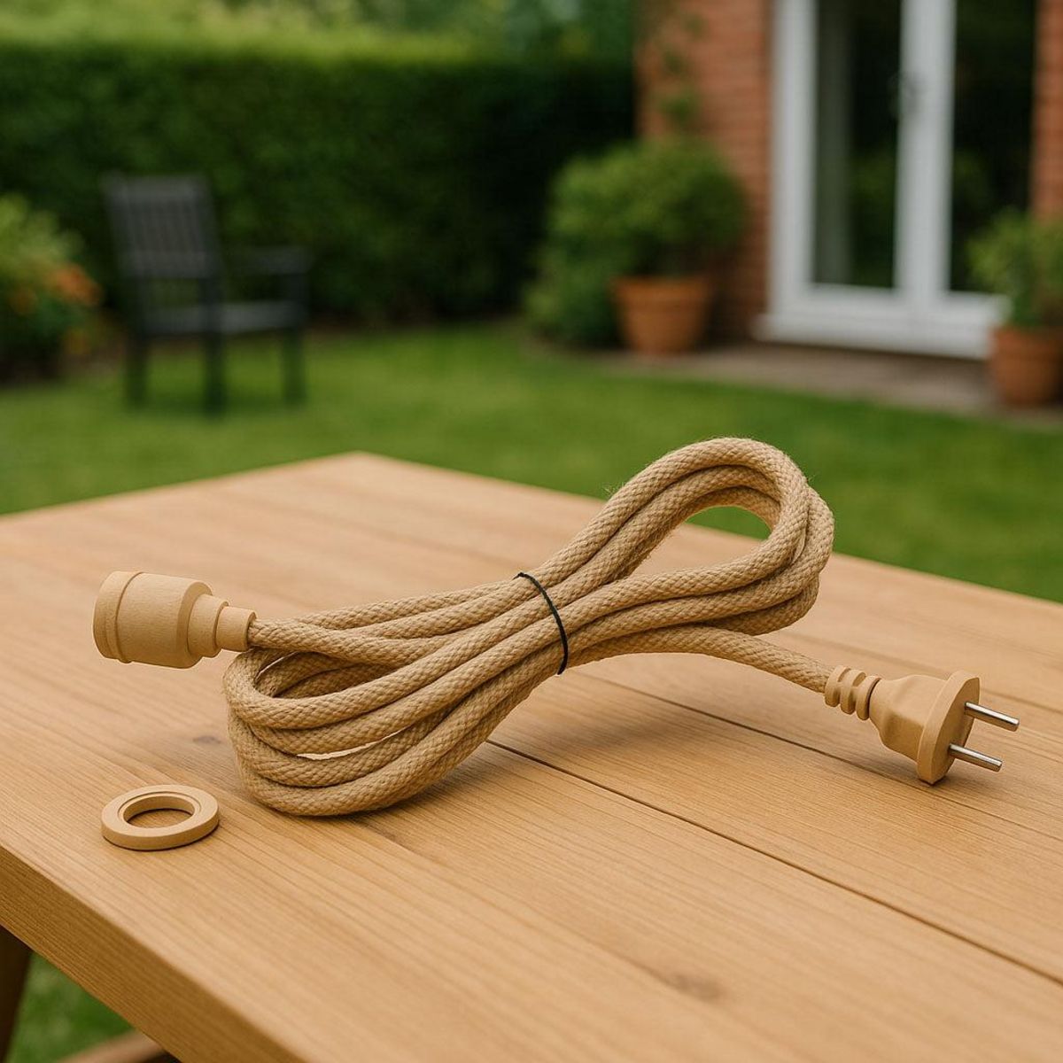 Lumisky Câble électrique ENNA Beige Corde 5m