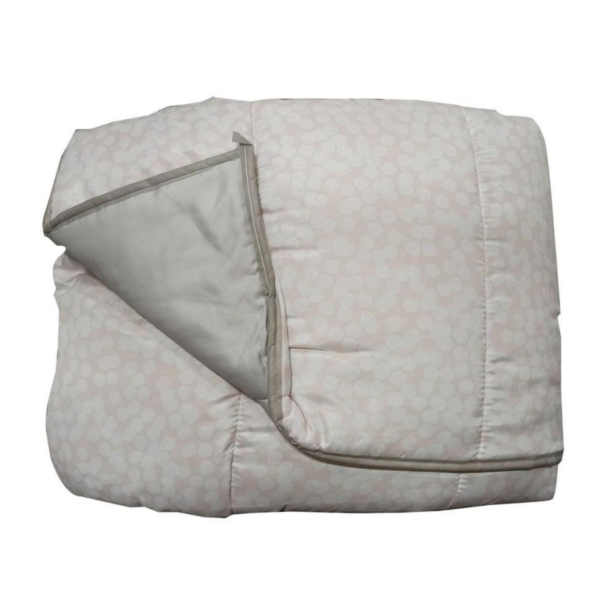 Mortreux Couette imprimée double face 240x260 cm Pois rose