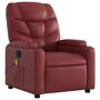 Voir la diapositive 3 : VIDAXL Fauteuil de massage inclinable Rouge bordeaux Similicuir