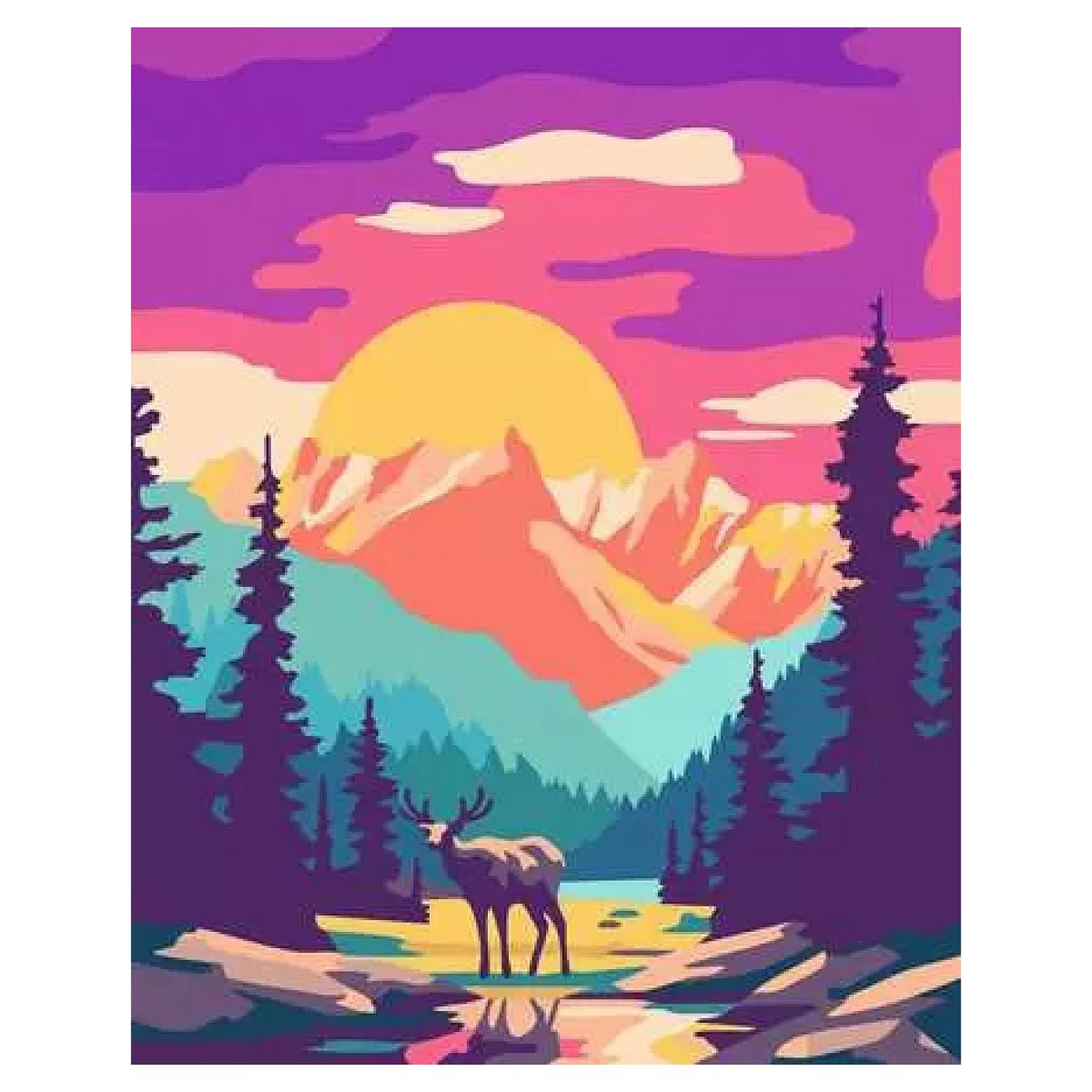 Voir la diapositive 2 : RAVENSBURGER CreArt - 24x30 cm - National Park