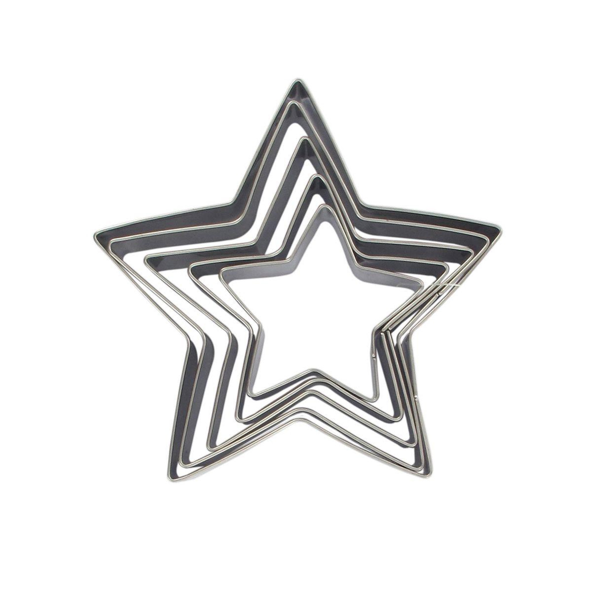 ZENKER Lot de 5 emporte-pièces de noël en forme d'étoile zenker emporte-pièces