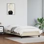 Voir la diapositive 2 : VIDAXL Cadre de lit sans matelas creme 100x200 cm similicuir