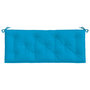 Voir la diapositive 4 : VIDAXL Coussin de banc de jardin bleu clair 120x50x7 cm tissu oxford