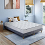 Voir la diapositive 2 : IDLITERIE Ensemble literie : matelas à ressorts ODYSSEE et mémoire de forme avec sommier - Qualité française