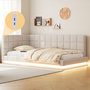 Voir la diapositive 2 : MERAX Lit simple rembourré 90x200cm