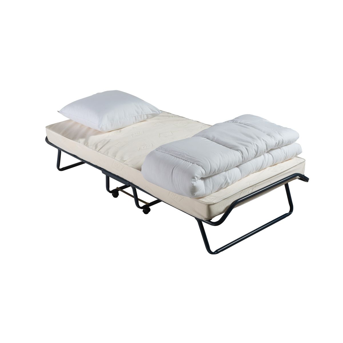 SEDAC LIT PLIANT sommier 17 lattes + matelas mousse 90x190 cm FOLDI
