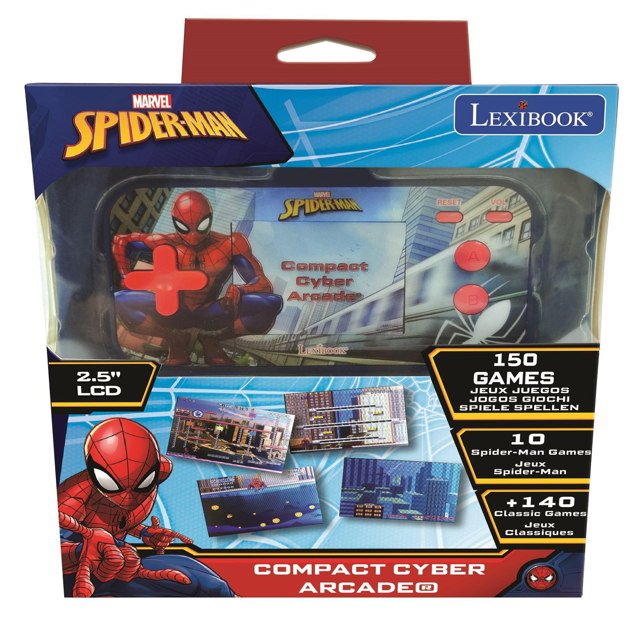 Voir la diapositive 4 : Lexibook Console de jeux portable couleur Spiderman Cyber Arcade Pocket