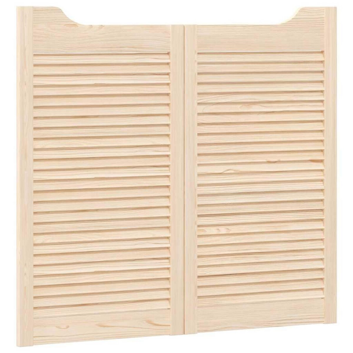 VIDAXL Portes battantes a persiennes 2paires 90x100 cm bois massif Pin