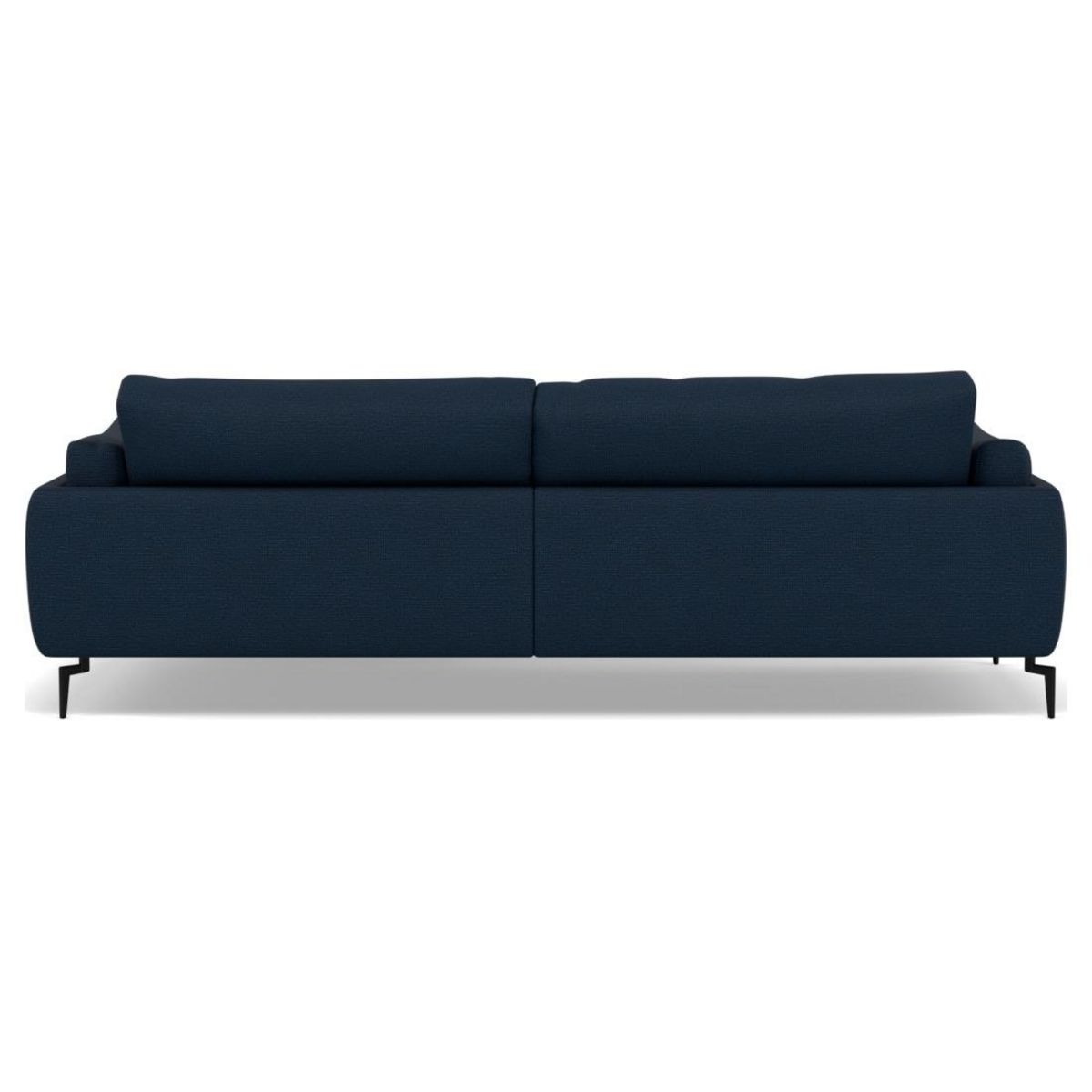 LISA DESIGN Carlos - canapé d'angle droit 4 places ultra moelleux en tissu texturé