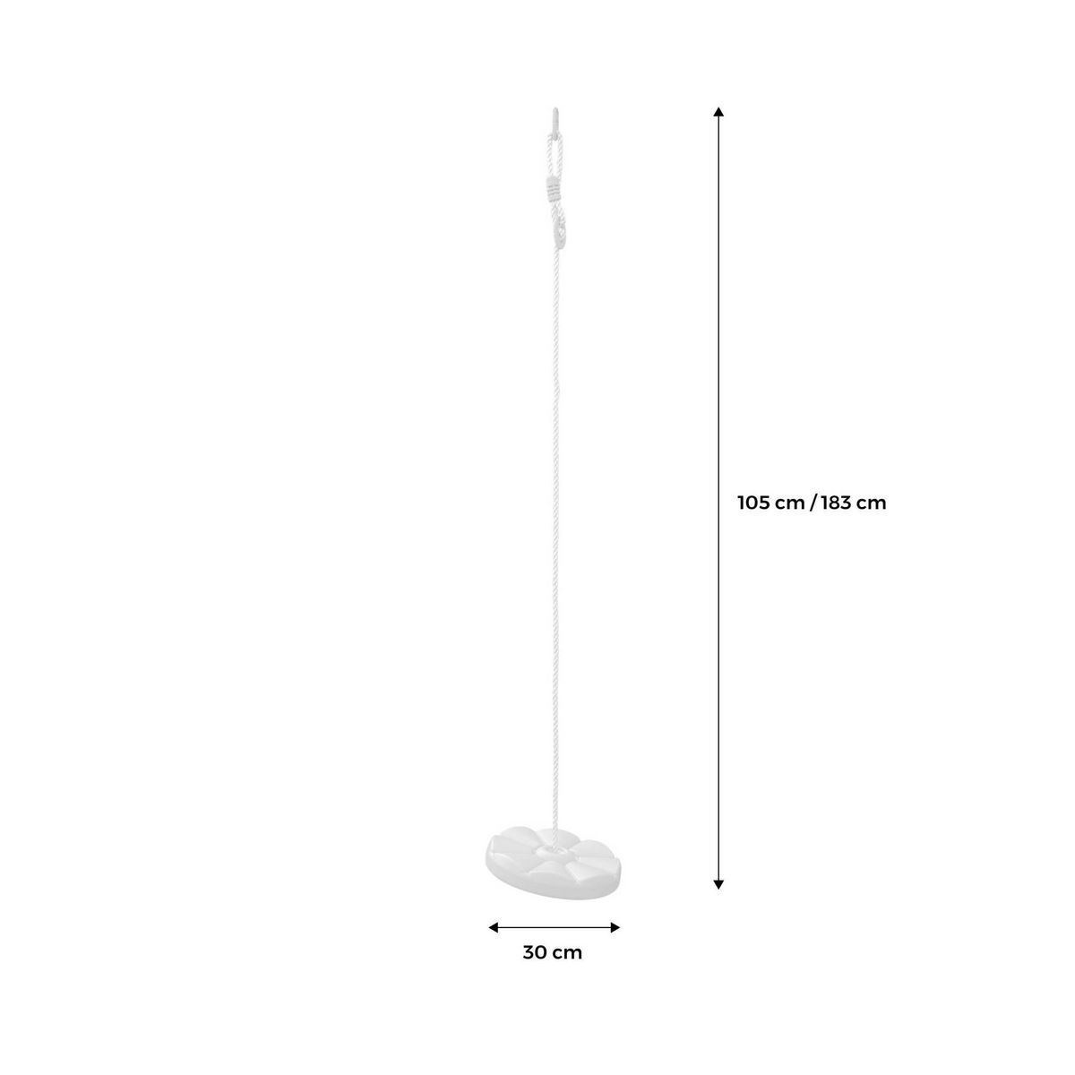 SWEEEK Balançoire disque en plastique soufflé pour portique de 2 à 2.2m. agrès. accessoire