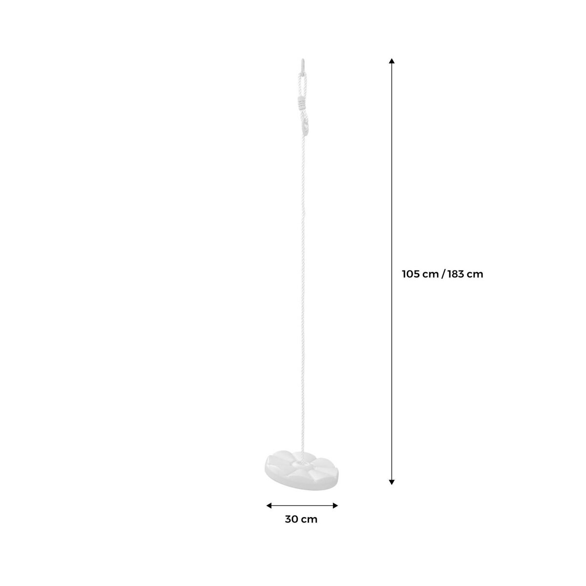 SWEEEK Balançoire disque en plastique soufflé pour portique de 2 à 2.2m. agrès. accessoire
