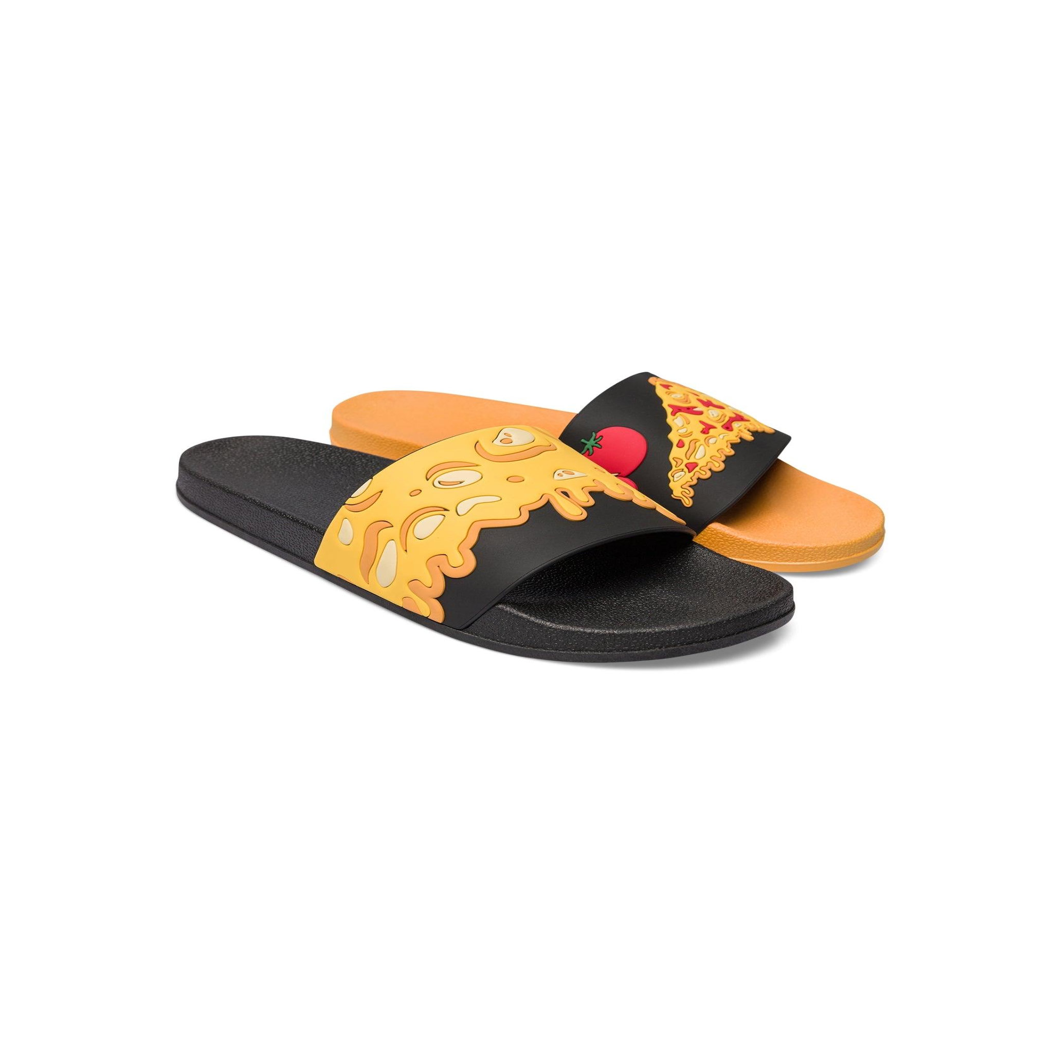 DEDOLES Claquettes pizza au fromage. Coloris disponibles : Multicolore