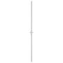Voir la diapositive 4 : VIDAXL Porte interieure 83x201,5 cm Blanc Verre ESG et aluminium