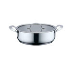 HAGER Casserole Haeger PA-24L.004A en acier inoxydable 24 cm
