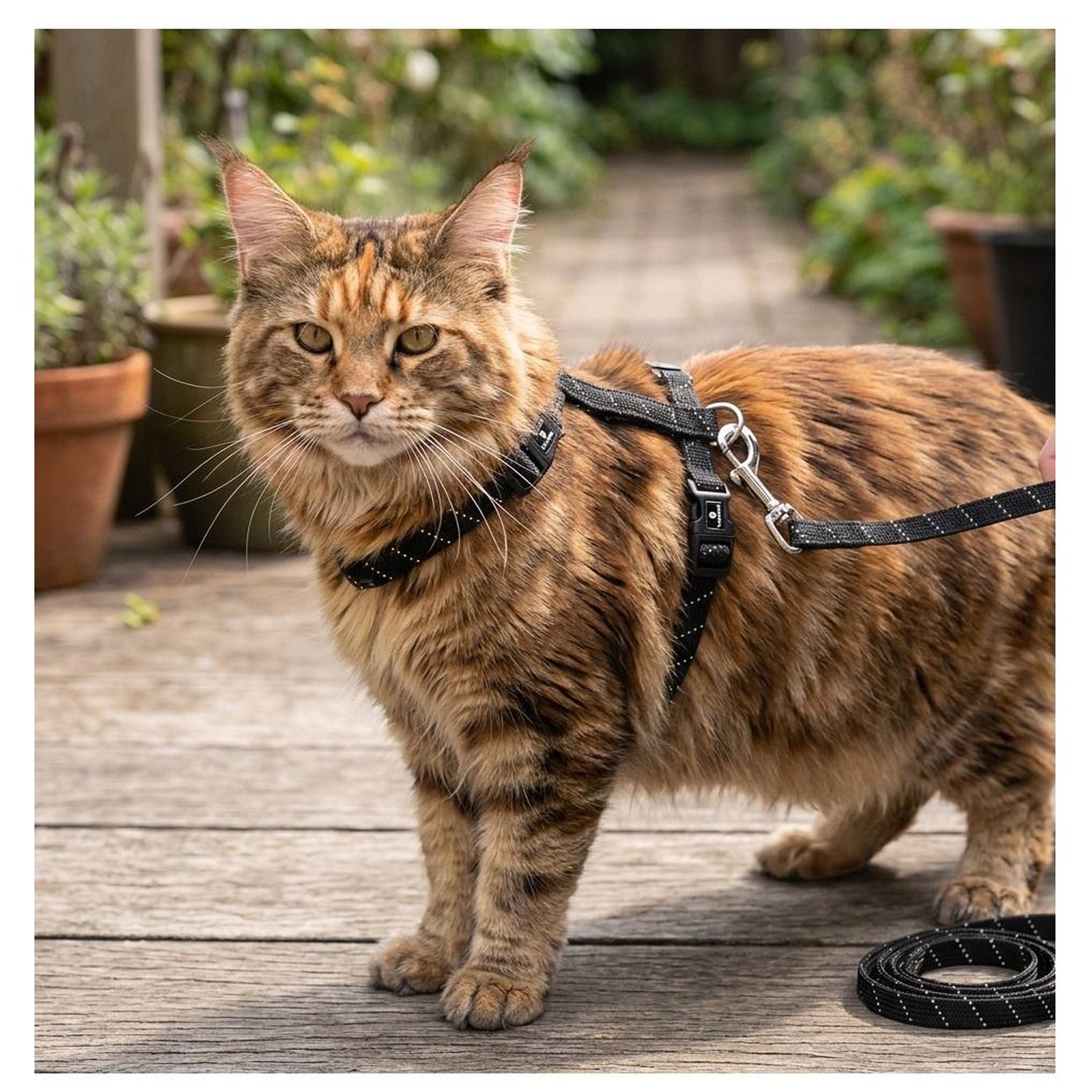 Voir la diapositive 5 : Eden Harnais avec laisse elza pour chat et chaton