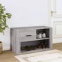 Voir la diapositive 3 : VIDAXL Armoire a chaussures Sonoma gris 80x35x45 cm Bois d'ingenierie