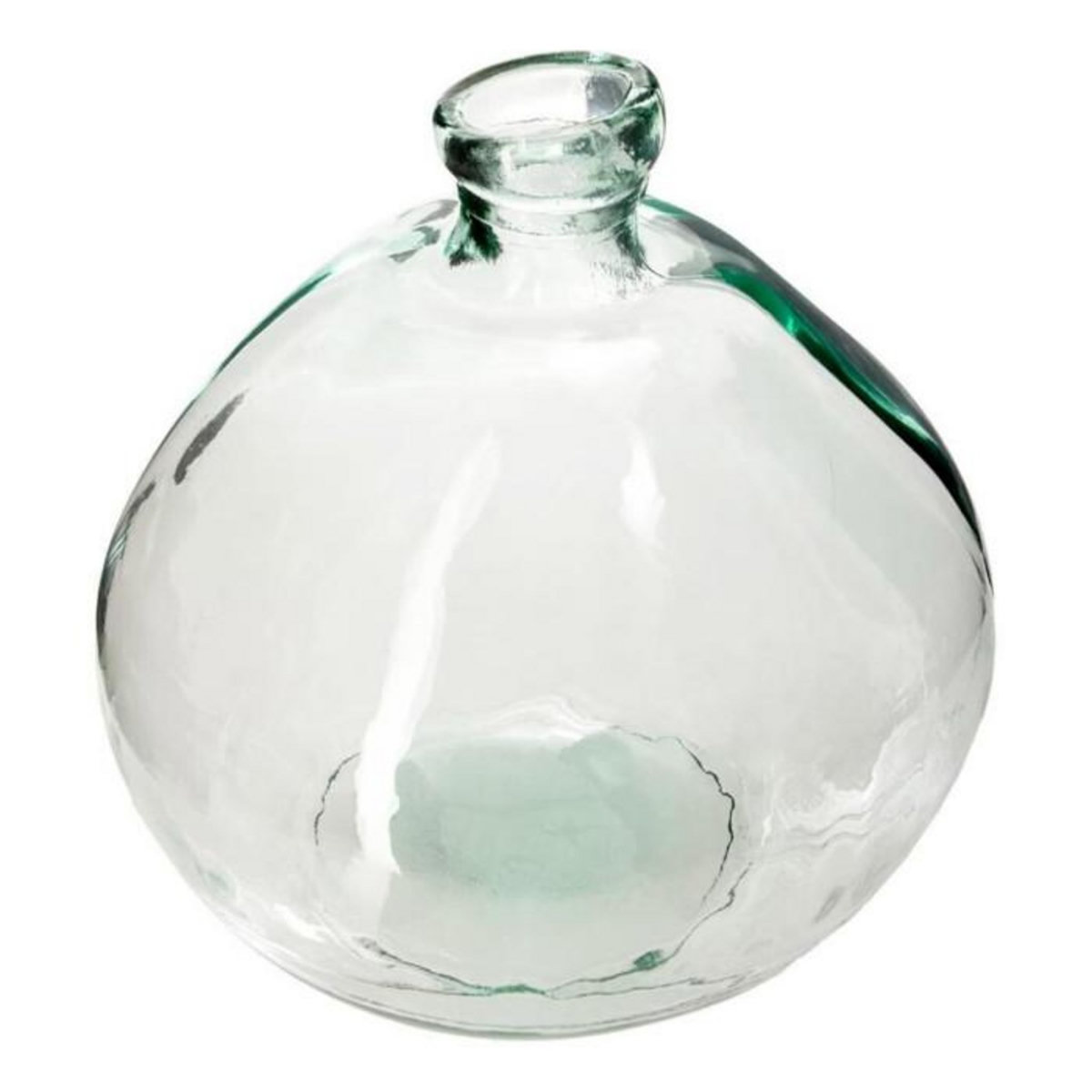 ATMOSPHERA Vase Rond en Verre Recyclé  Ballon  33cm Transparent
