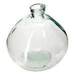 ATMOSPHERA Vase Rond en Verre Recyclé  Ballon  33cm Transparent