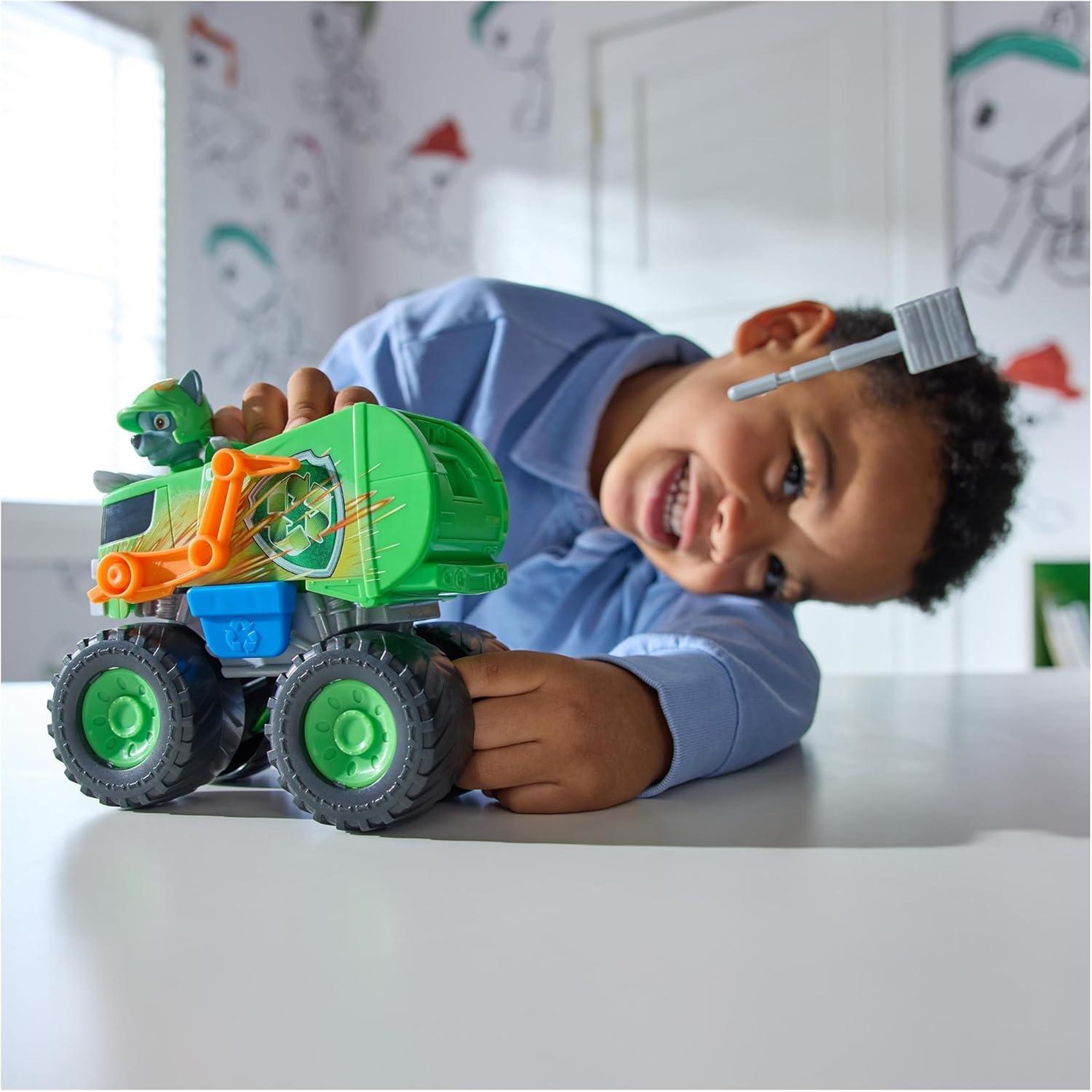 Voir la diapositive 6 : SPIN MASTER Vehicule + figurine rescue wheels rocky la pat patrouille