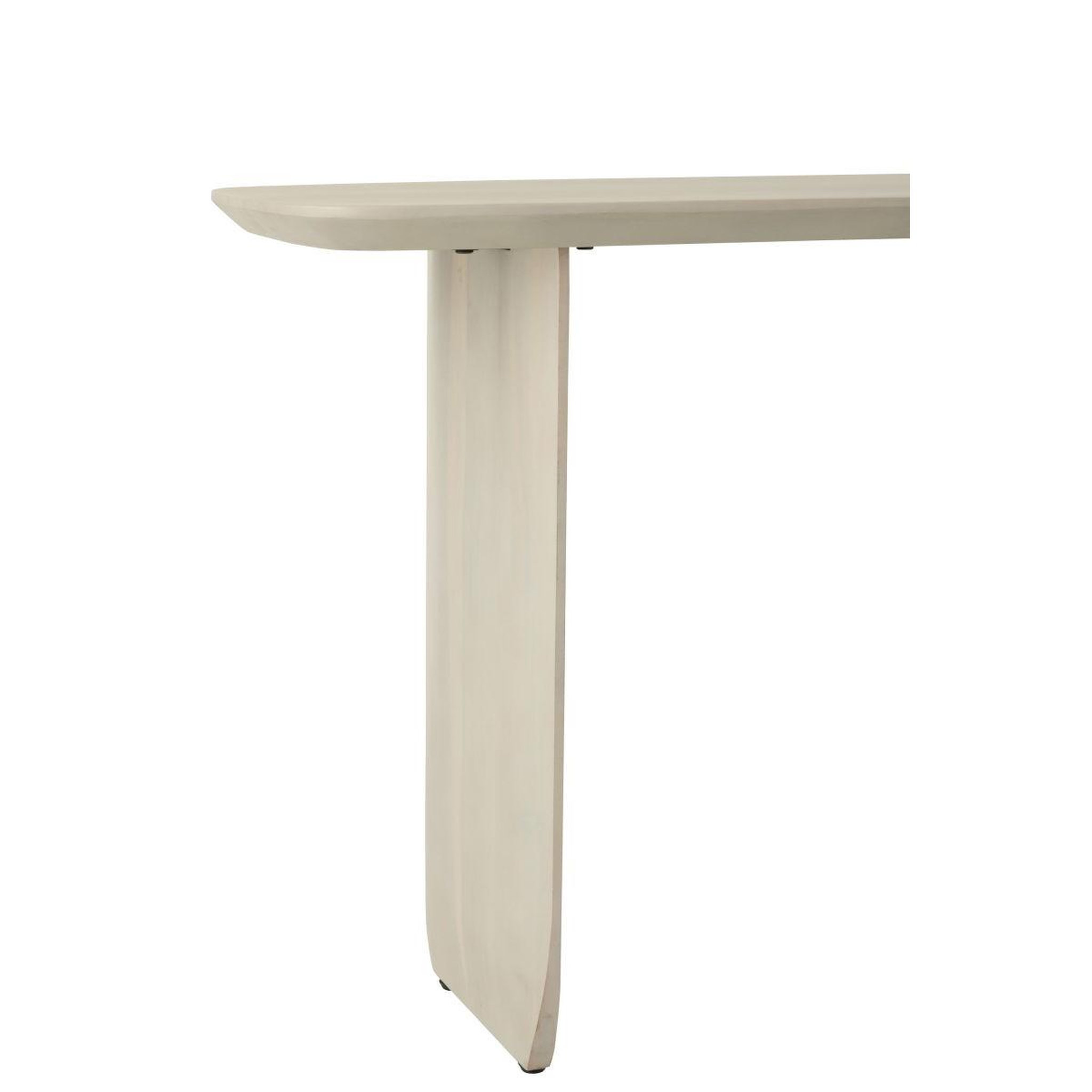 Voir la diapositive 6 : J-LINE Console en bois  william  130cm blanc