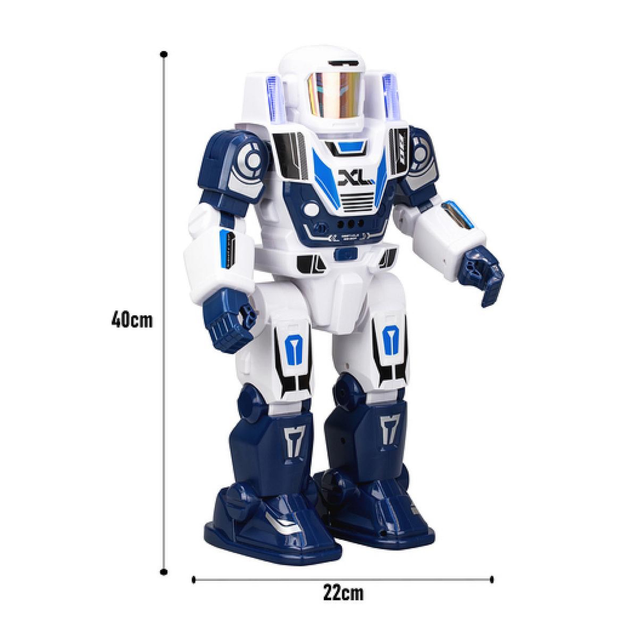Voir la diapositive 2 : SILVERLIT Robot radiocommandé - SILVERLIT - Program A Bot XL - 40 cm - 48 actions programmables - Télécommande intuitive