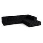 Voir la diapositive 4 : LISA DESIGN Gallata - canapé chesterfield d'angle droit - 5 places - en velours