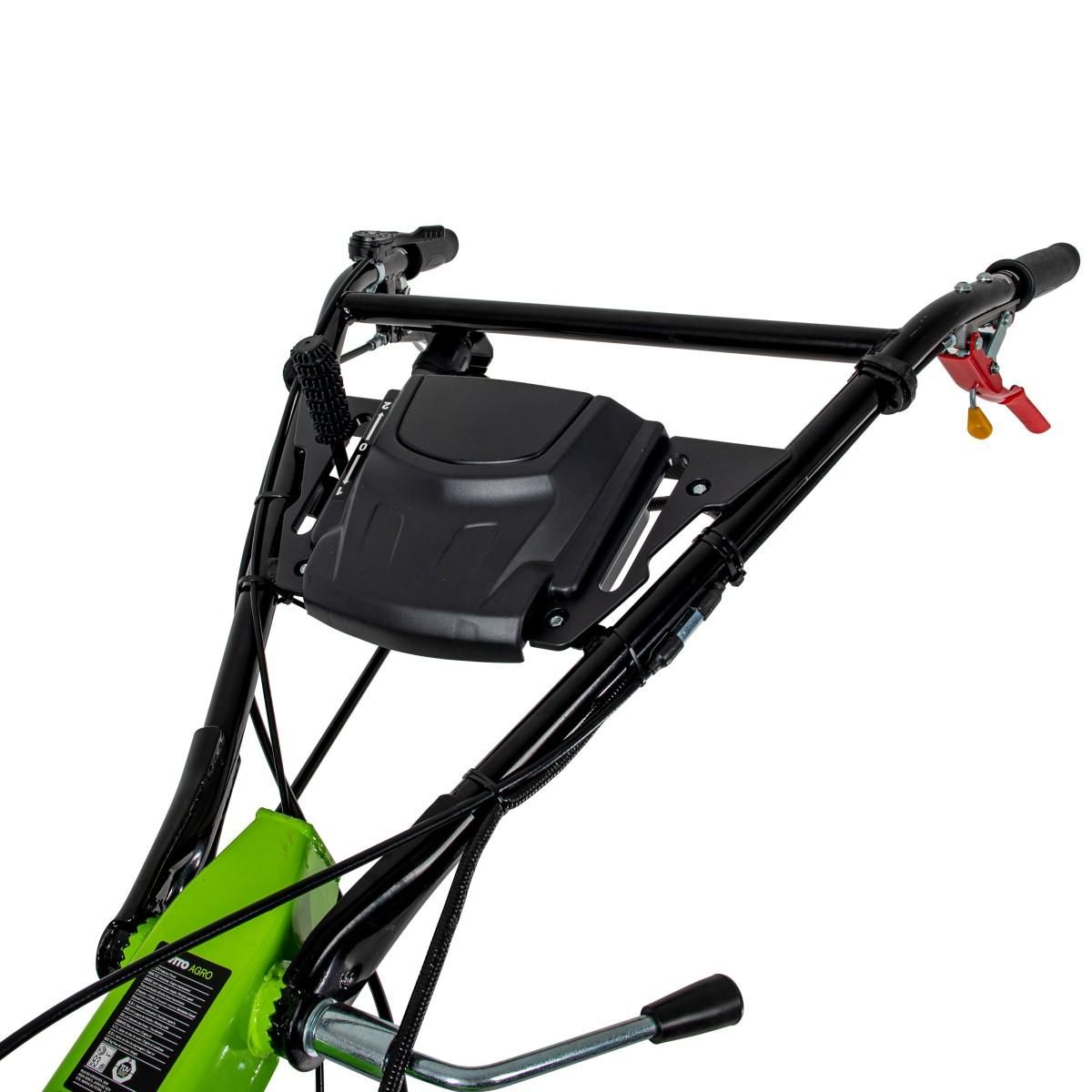 VITO Garden Motoculteur thermique diesel 12CV 4T Transmission directe Fraises et Butteur double VITO