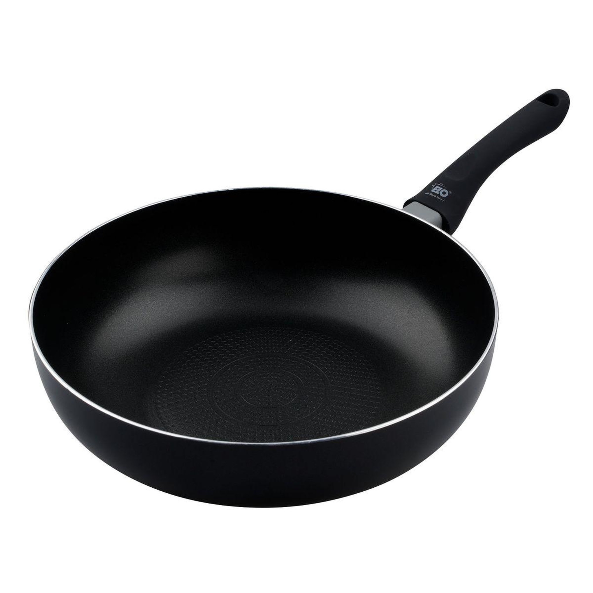 Voir la diapositive 6 : ELO Set de 2 woks de cuisine 20 cm et 28 cm avec fond en nid d'abeille et doseur d'huile Elo Smart Life