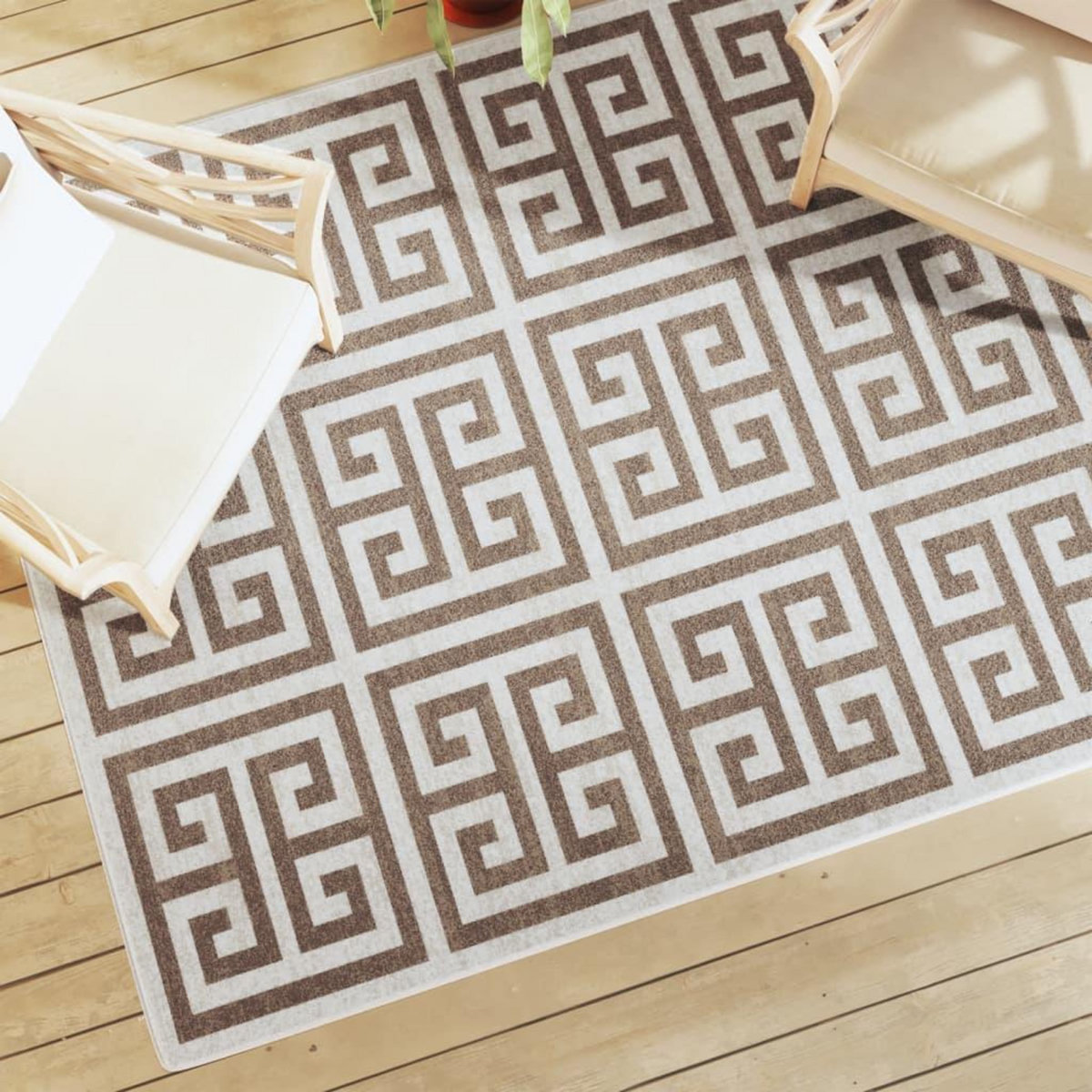 VIDAXL Tapis interieur exterieur a poils courts 160x230cm antiderapant