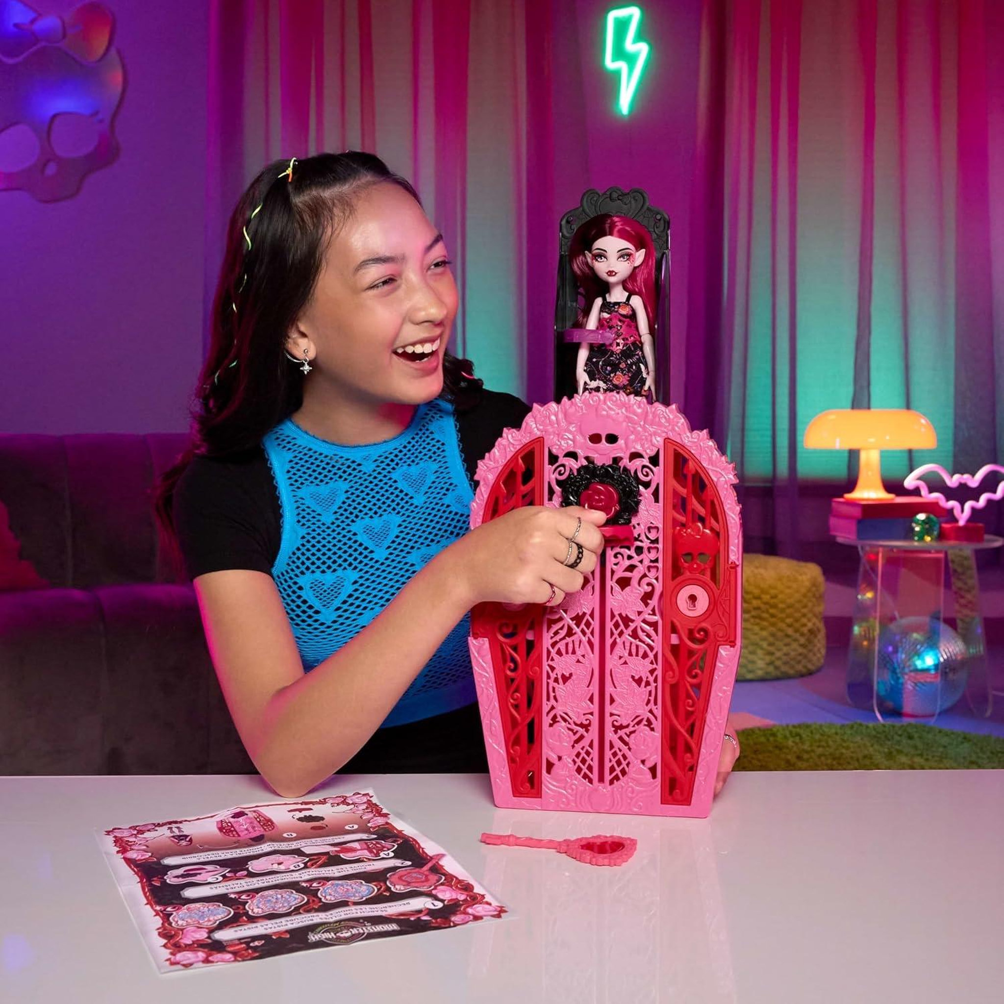 Voir la diapositive 3 : MATTEL Poupée Mattel Coffret Monstrueux Secrets
